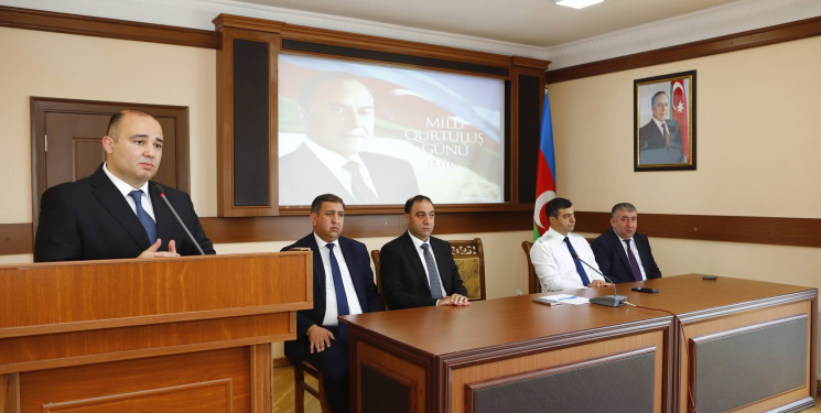 “Şəhərsalma və memarlıq ili”çərçivəsində  “15 İyun- Milli Qurtuluşdan başlayan inkişaf və yüksəliş yolu” mövzusunda tədbir keçirilib.