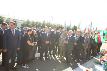 Vətən müharibəsi şəhidləri Məhərrəmli Fuad Füzuli oğlunun və baş leytenant  Məmmədov Cavad Səfiyar oğlunun ildönümü ilə əlaqədar Şəhidlərimizin  məzarları ziyarət edilib,