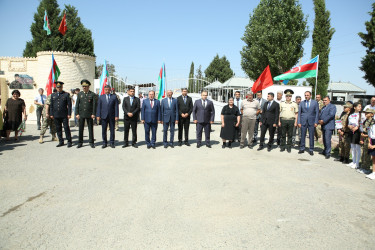 Vətən Müharibəsi şəhidi olan Bayramov Samir Elxan oğlunun doğum günü ilə bağlı anım mərasimi keçirilib