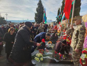 Vətən müharibəsi şəhidləri Məhəmmədli İsmayıl Mahir oğlunun və Əliyev Teymur İman oğlunun ikinci ildönümü məzarları başında qeyd edilib və ailələri ziyarət olunub
