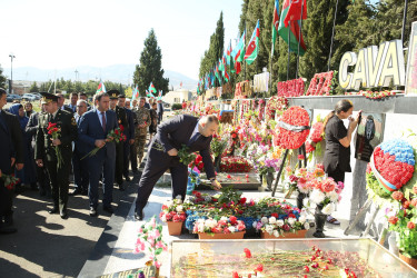 Vətən müharibəsi şəhidləri Məhərrəmli Fuad Füzuli oğlunun və baş leytenant  Məmmədov Cavad Səfiyar oğlunun ildönümü ilə əlaqədar Şəhidlərimizin  məzarları ziyarət edilib,