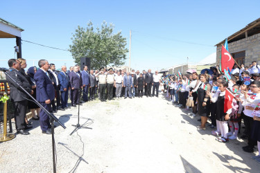 Vətən Müharibəsi Qəhrəmanı Şəhid Anar Əliyev adına inşa edilmiş bulaq kompleksinin açılışı olub. 02.06.2022