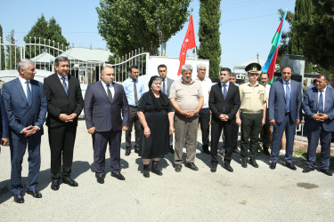 Vətən Müharibəsi şəhidi olan Bayramov Samir Elxan oğlunun doğum günü ilə bağlı anım mərasimi keçirilib