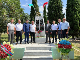 Vətən müharibəsi şəhidi Heydərov Qismət İsmayıl oğlunun ailəsi ziyarət edilmişdir.