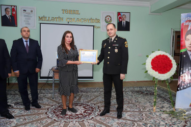 Kəlbəcər rayonunun şəhid Milli Qəhrəmanları polis mayoru Şahlar Şükürov və Sərdar Səfərova həsr olunmuş tədbir keçirildi.