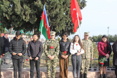 Vətən müharibəsi şəhidləri Məhəmmədli İsmayıl Mahir oğlunun və Əliyev Teymur İman oğlunun ikinci ildönümü məzarları başında qeyd edilib və ailələri ziyarət olunub