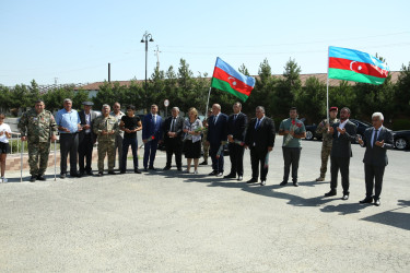 Vətən Müharibəsi şəhidi olan Bayramov Samir Elxan oğlunun doğum günü ilə bağlı anım mərasimi keçirilib