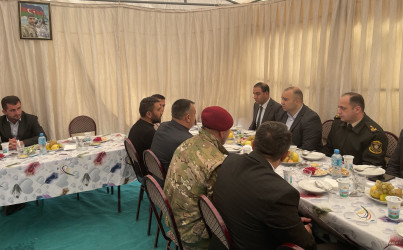 44 günlük Vətən müharibəsində şəhidlik zirvəsinə ucalmış Tağıyev Eşqin Asif oğlunun ikinci ildönümü ilə əlaqədar olaraq məzarı və ailəsi ziyarət edilib.