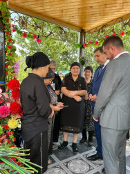 Vətən müharibəsi şəhidi Heydərov Qismət İsmayıl oğlunun ailəsi ziyarət edilmişdir.