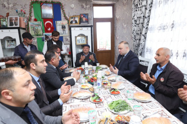 44 günlük Vətən müharibəsində Şəhid olan baş leytenant Məmmədov Cavad Səfiyar oğlunun doğum günü ilə əlaqədar adına ehsan süfrəsi təşkil olunub.