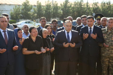 Vətən müharibəsi şəhidləri Məhərrəmli Fuad Füzuli oğlunun və baş leytenant  Məmmədov Cavad Səfiyar oğlunun ildönümü ilə əlaqədar Şəhidlərimizin  məzarları ziyarət edilib,