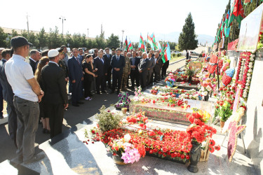 Vətən müharibəsi şəhidləri Məhərrəmli Fuad Füzuli oğlunun və baş leytenant  Məmmədov Cavad Səfiyar oğlunun ildönümü ilə əlaqədar Şəhidlərimizin  məzarları ziyarət edilib,