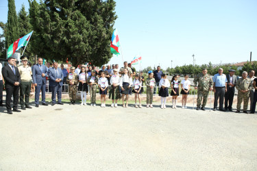 Vətən Müharibəsi şəhidi olan Bayramov Samir Elxan oğlunun doğum günü ilə bağlı anım mərasimi keçirilib